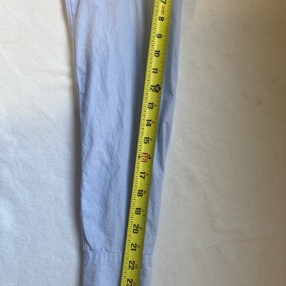 J Crew Shirtings Cotton Long Sleeve Light Blue Men's Shirt with White Collar S - Picture 11 of 16